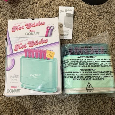 Hair Conair Hot Sticks Hairsetter Flexible Roller Set 14 Flexible