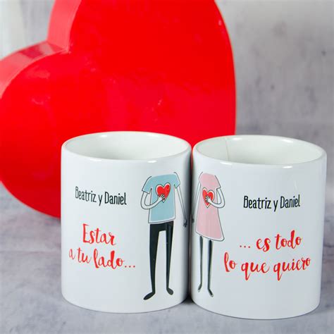 Pack De Tazas Personalizadas Juntos Calledelregalo Es