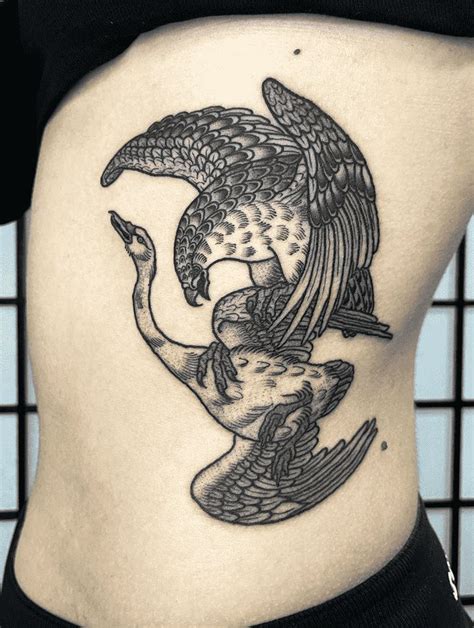 Swan Tattoo Design Images (Swan Ink Design Ideas) | Swan tattoo, Black ...