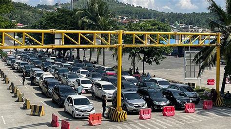 Arus Balik Mudik Kondisi Pelabuhan Bakauheni H 4 Lebaran Ramai Lancar