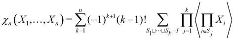 Comment On Cumulant Mapping As The Basis Of Multi Dimensional