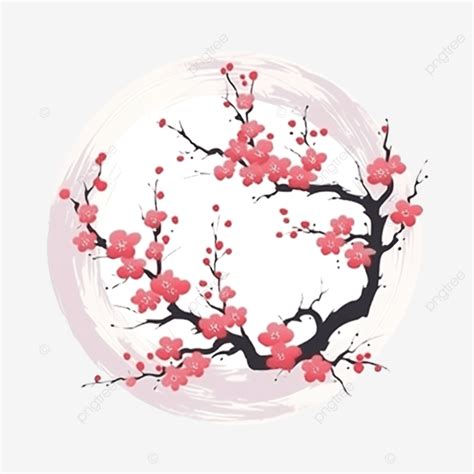 Sakura For Japanese Symbol Illustration, Line Art, Symbol, Design PNG ...