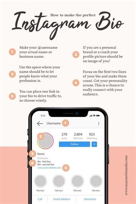 How To Make The Perfect Instagram Bio May Smith Media Instagram Business Social Media