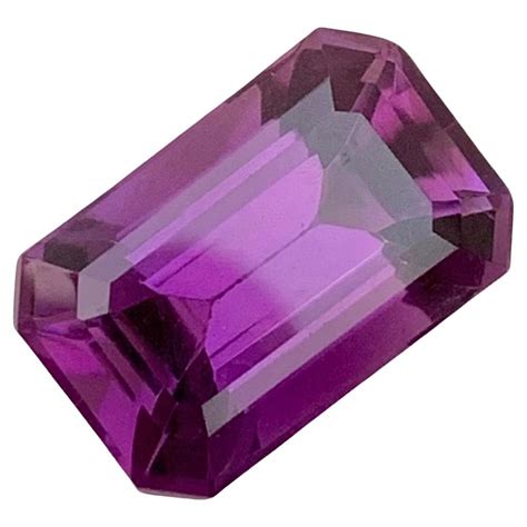 1075 Carat Natural Loose Octagon Shape Dark Purple Amethyst Gem For