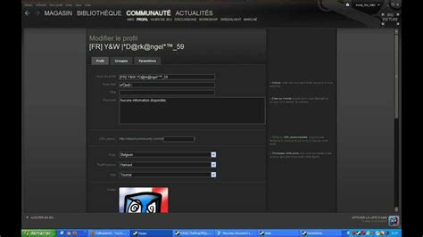 Comment Changer Son Nom Et Son Image Steam YouTube