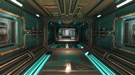 ArtStation Sci Fi Cargo Bay Pascal Deraed Sci Fi Sci Cargo