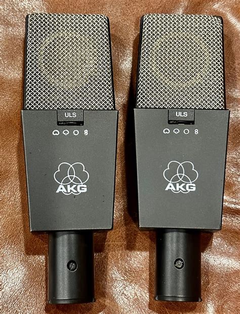 Akg C B Uls Microphones Stereo Pair Reverb