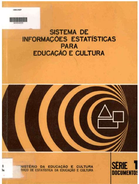 Sistema de Informações Estatísticas para a Educação e a Cultura modelo