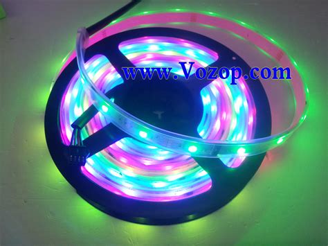 5m 6803 Rgb Led Strip Lpd6803 Pixel Lightrf Controllerpower Adapter