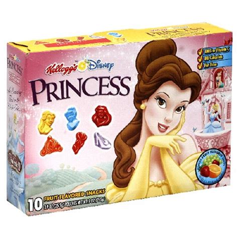 Kelloggs Disney Princess Fruit Snacks 10 Ct 9 Oz