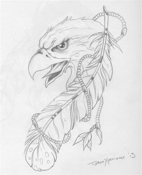 Native American Drawings Of Eagles