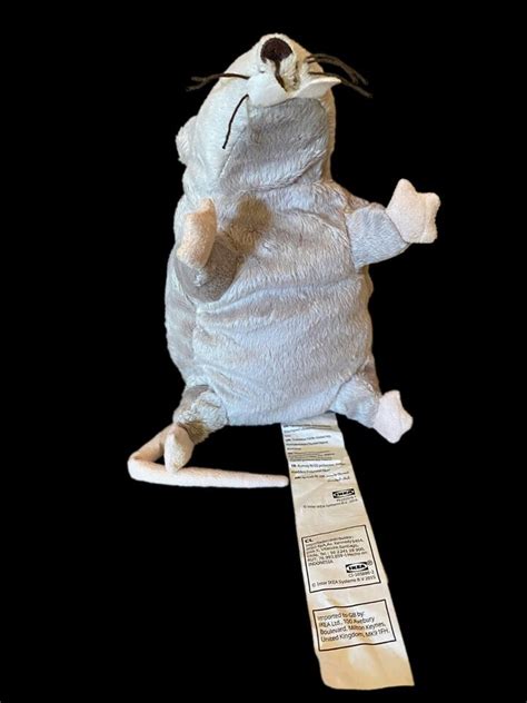 IKEA Rat GOSIG RÅTTA 9 Grey Ratta plush 23cm Gray Stuffed Toy Kids