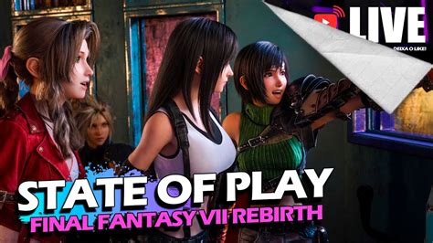 Evento Da Playstation Sobre Final Fantasy VII Rebirth E Depois Tem