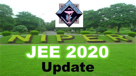 NIPER JEE 2020 UPDATE YouTube