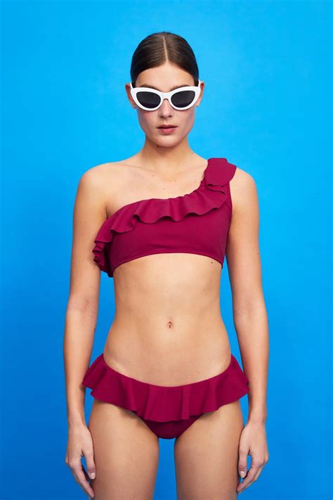 Ruffled Bikini Bottom Ruffle Bikini Bottoms Bikinis Bikini Bottoms