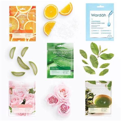 Jual Wardah Nature Daily Sheet Mask Vitamin C Aloevera Lightening