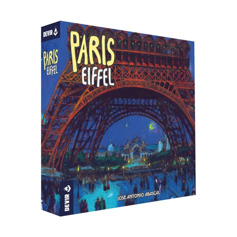 Devir Paris La Cite De La Lumiere Expansion Eiffel Board Game Tiles