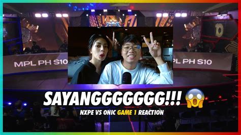 Tagapalakpak Muna Reaction Video Mpls Game Nxpe Vs Onic Ph Week