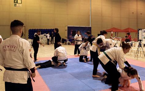 El club Satori realizó una exhibición de Yawara Jitsu en el festival