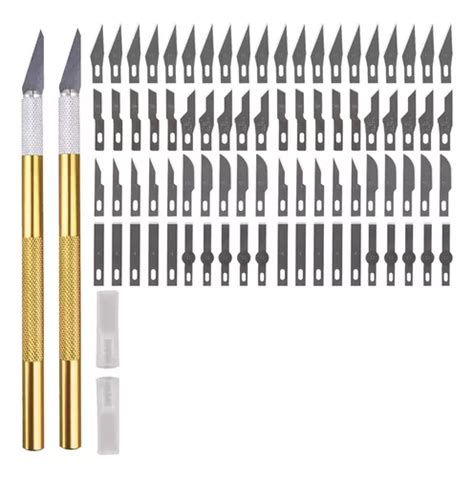 exacto set replacement exacto cutter knife   pieces mercadolivre