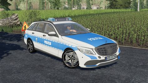 Mercedes Benz C Class POLICJA Farming Simulator 2019 Polish