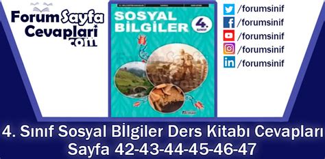 S N F Sosyal Bilgiler Ders Kitab Sayfa Cevaplar