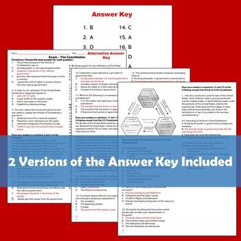 Constitution Exam Stimulus Based Multiple Choice Google Forms Version