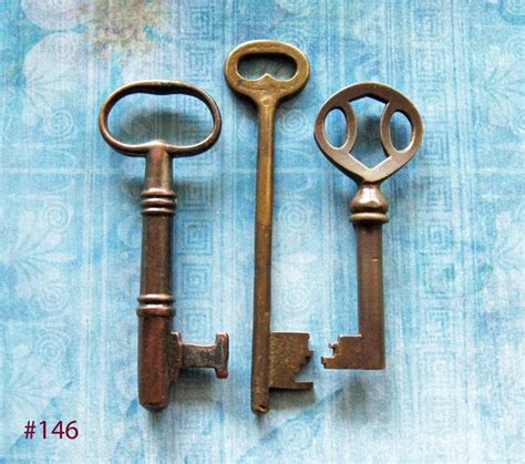 Antique Lock Key Mixed Lot Of Vintage Brass By Foundlings On Etsy Old