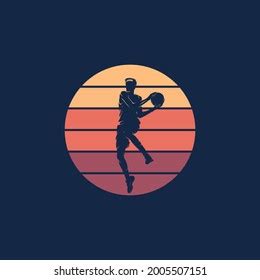 American Basketball Team Logo Sport Design Stock Vector (Royalty Free ...