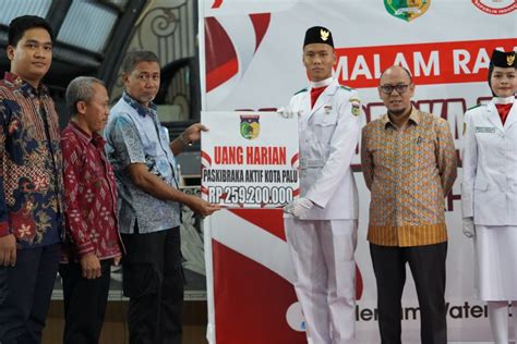 Paskibraka Aktif Kota Palu Dapat Uang Harian Rp259 Juta SultengTerkini