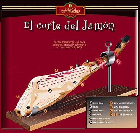 Las Partes Del Jamon Y Como Se Cortan