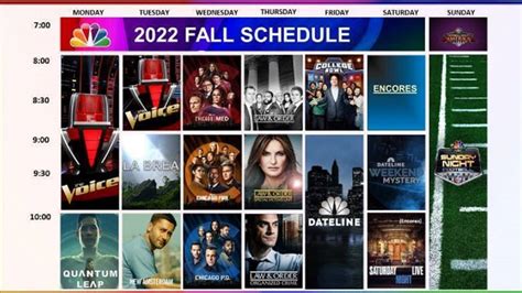 Heres What To Watch This Fall On Nbc