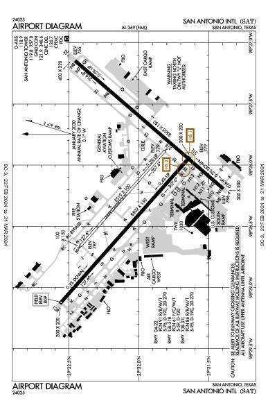 San Antonio Intl Airport Map & Diagram (San Antonio, TX) [KSAT/SAT] - FlightAware