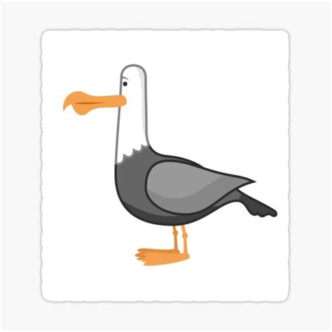 Seagull Mine From Finding Nemo Funny Design Sticker By