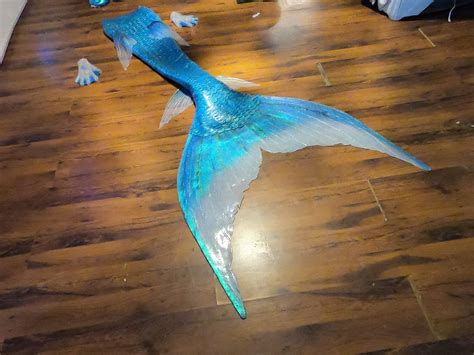 Blue Silicone Mermaid Tails