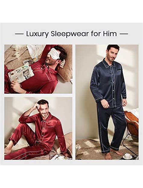 Buy Lilysilk Silk Pajamas Set For Men Christmas Momme Most