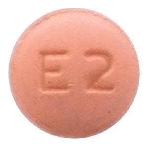 Pill Finder E2 Orange Round Medicine