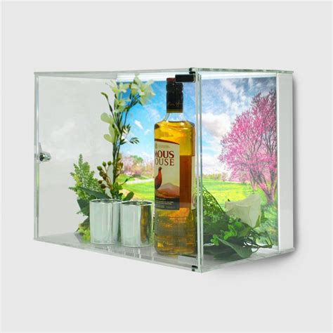 wall mounted display case  illumination