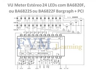 Vu Meter Est Reo Leds Ba F Ou Ba S Ou Ba F Bargraph