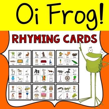 Oi Frog Literacy and Rhyming Activities by Jenny Quld | TPT