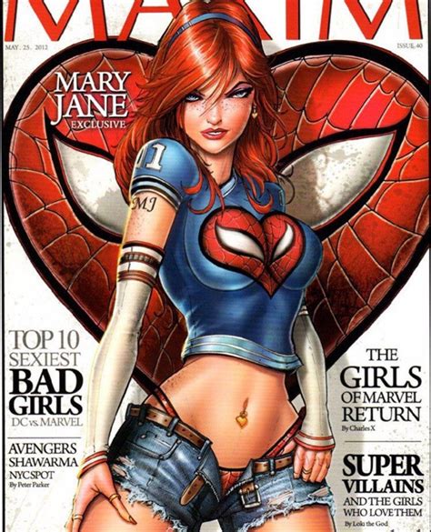 Mary Jane Watson Jersey Style T Shirt Maxim Etsy