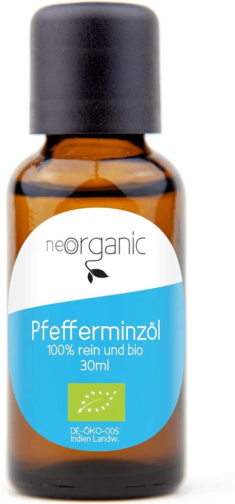 Neoorganic Bio Pfefferminz L Mentha Piperita Frischer Starker