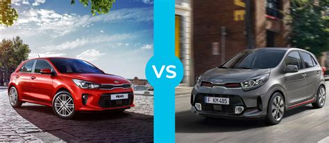 Kia Picanto Vs Kia Rio Comparatif Des Deux Citadines Cor Ennes