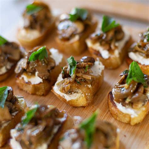 Mushroom Bruschetta Recipe