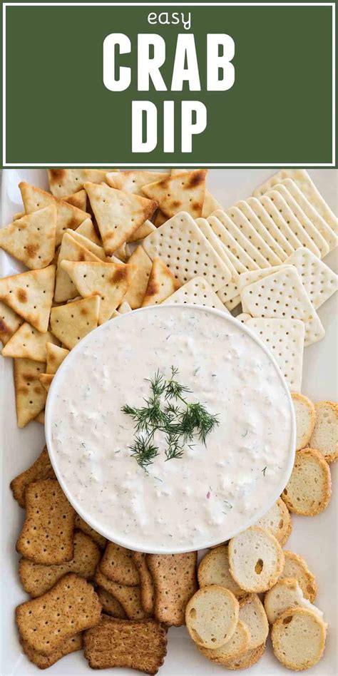 Easy Crab Dip Recipe Cold Crab Dip Recipe Taste And Tell