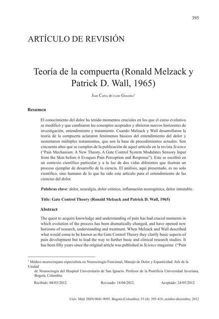 Teoría de la compuerta Itzel Domínguez uDocz