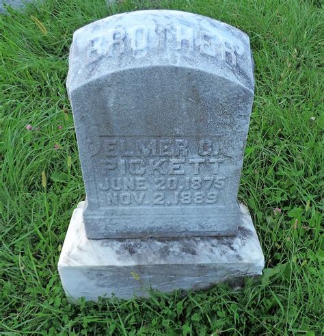 Elmer Guy Pickett 1875 1889 Monumento Find A Grave