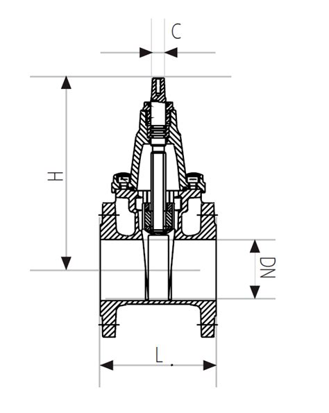 SARACINESCA CUNEO GOMMATO IN GHISA SFEROIDALE DN 100 8 Fori TD006