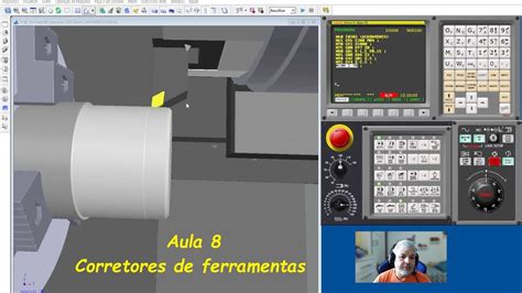 OPERAÇÃO DE TORNO CNC FANUC CORREÇÕES DE FERRAMENTAS YouTube