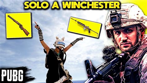 PUBG Pero El CHAT Me RETA A USAR WINCHESTER Y MINI14 EL COMBO MAS